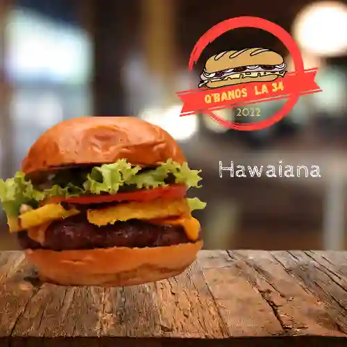 Hamburguesa Hawaiana