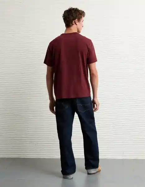 Camiseta Hombre Vinotinto Talla X-Small 4819902 American Eagle