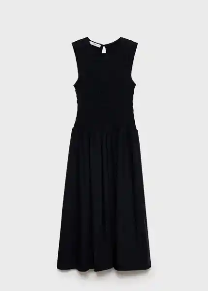Vestido Maya Negro Talla S Mujer Mango