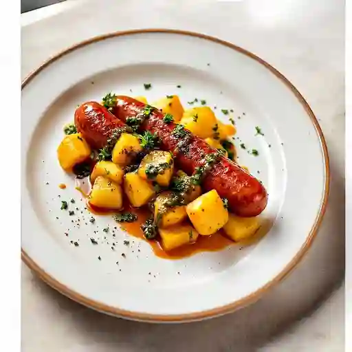 Chorizo Con Papas Criollas
