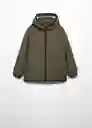 Chamarra Parka Marcos Niños Khaki Talla 12 Mango