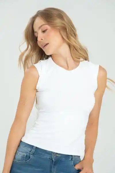 Top Zipline Color Blanco Crudo Talla XL Ragged