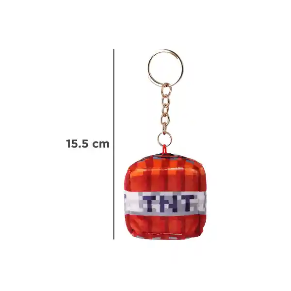 Llavero de Peluche Tnt Serie Minecraft Miniso