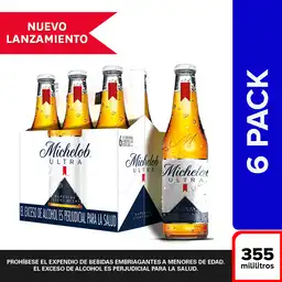 Michelob Ultra Cerveza Light Lager en Botella