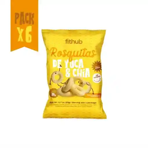 Rosquitas de Yuca y Chía - Fithub X 6 Uds