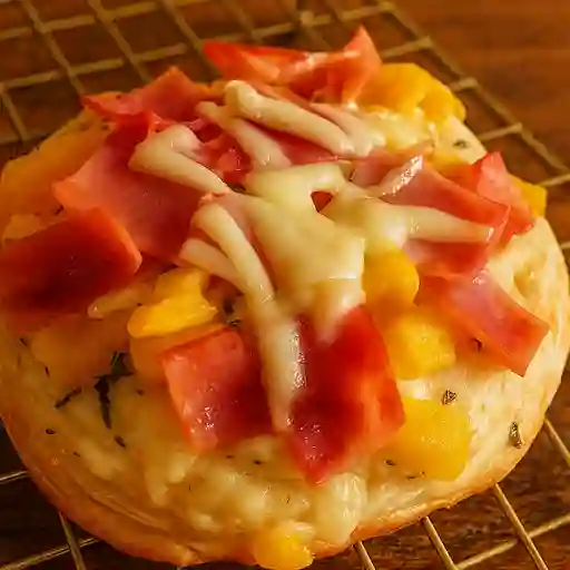 Pan pizza hawaino