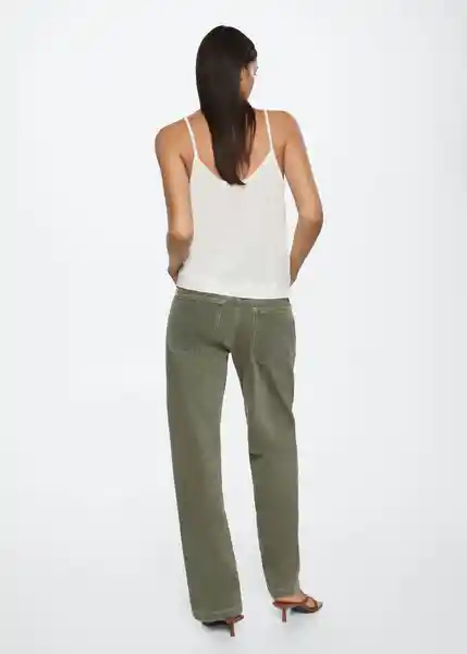 Top Toni Offwhite Talla L Mujer Mango