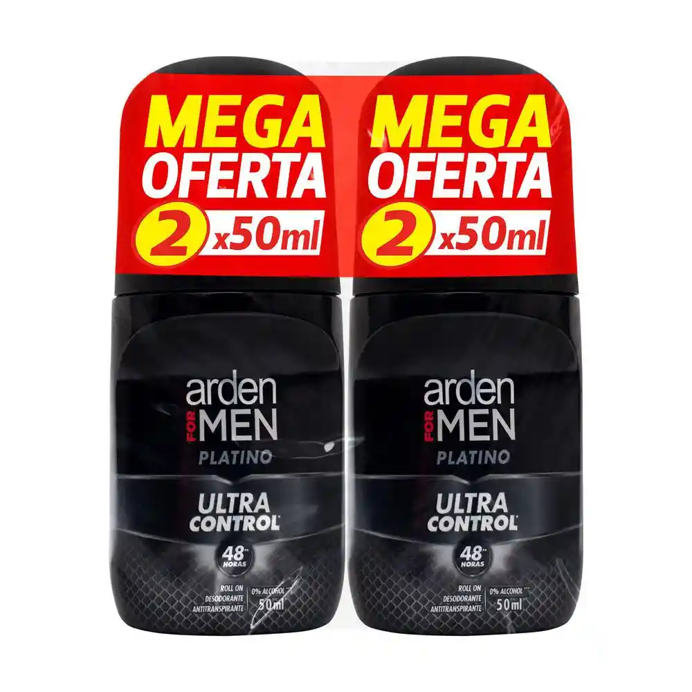 Arden For Men Desodorante en Roll On Platino