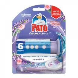 Pato Gel Limpiador de Inodoros Discos Aroma a Lavanda