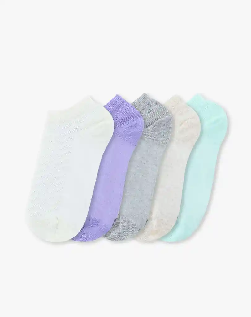 Media Corta Elaborada Con Algodón Kids Femenino Katian Kd X5 Gef