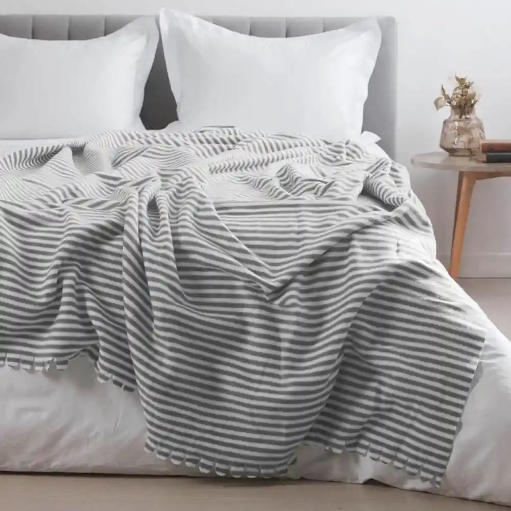 Cobija Polar 140 X 200 Fleece Raya Corte Laser 180 Distrihogar Pt22176 E12759