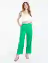 Pantalón Diez Mujer Verde Antioquia Oscuro Talla 6 Naf Naf