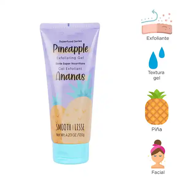 Limpiador Facial en Gel Exfoliante de Piña Miniso