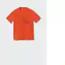 Camiseta Fluor Naranja Talla Xxl Hombre Mango