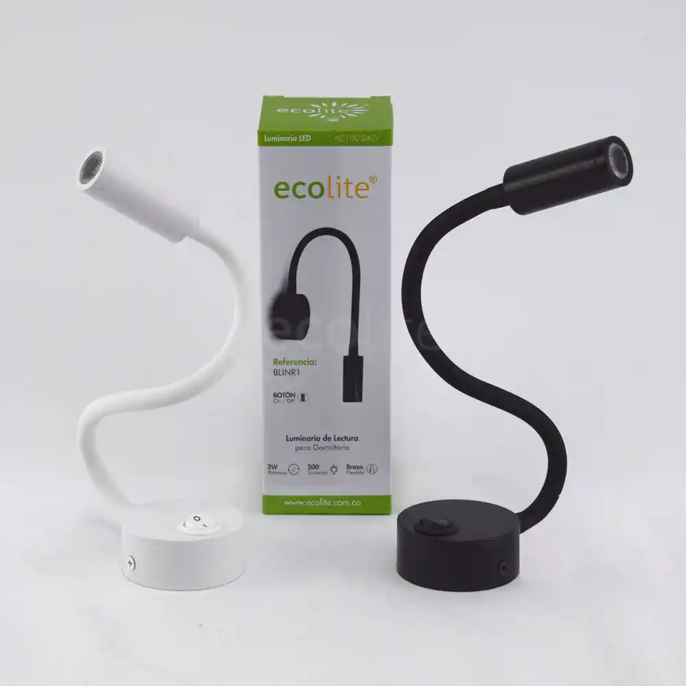Lampara de Lectura de Sobreponer Ecolite Blinr1