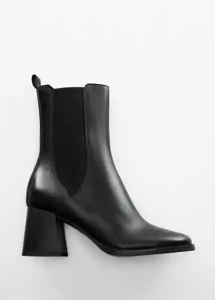 Botines Bandy Negro Talla 36 Mujer Mango