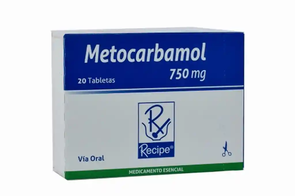 Bussie Metocarbamol 750 Mg 20 Tabletas Rc