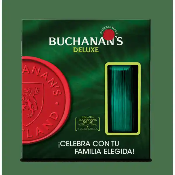 Buchanans Whisky Deluxe + Buchanans Vaso