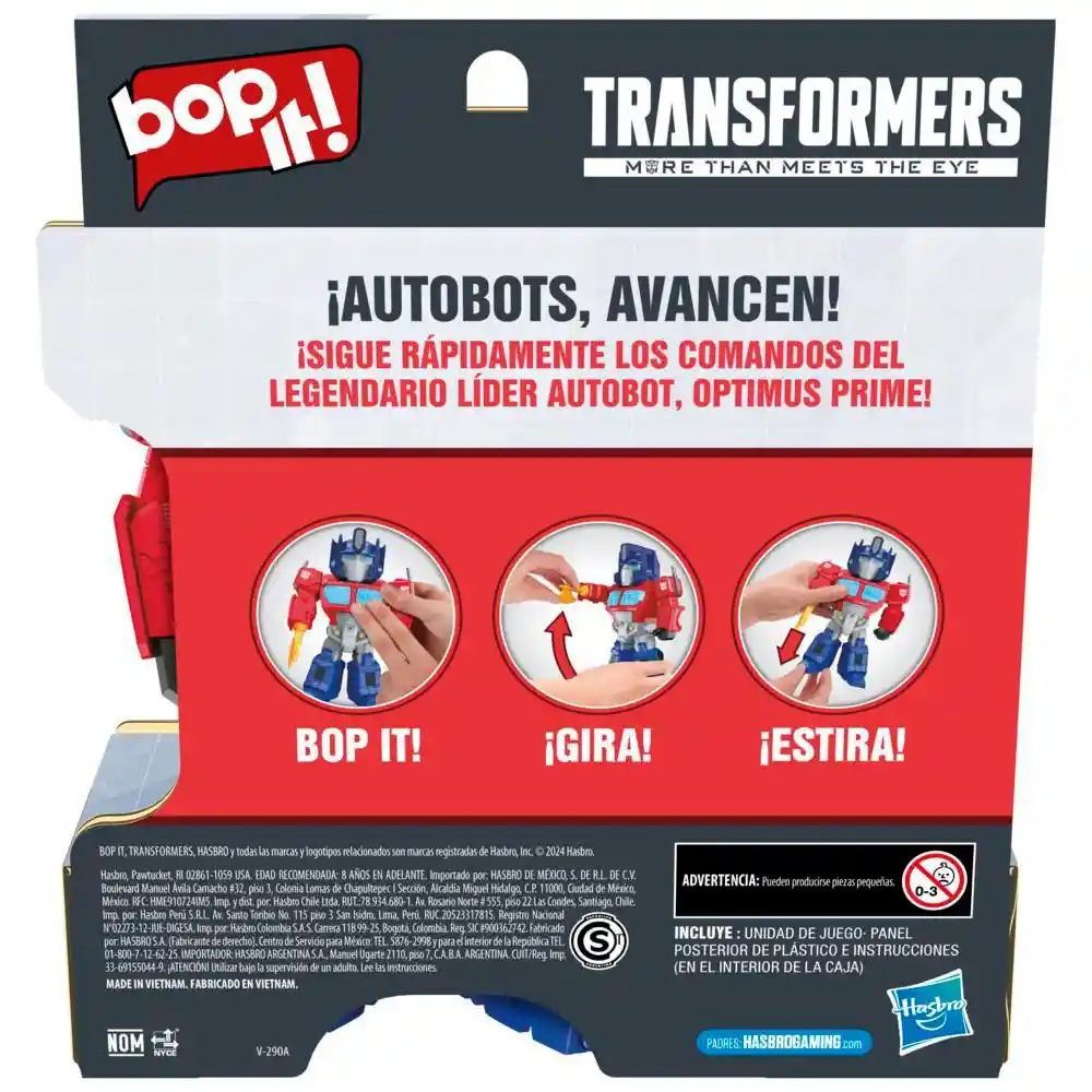 Hasbro Gaming Juego de Mesa Transformers