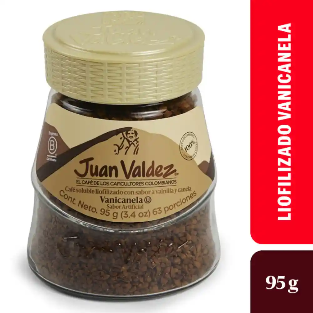 Juan Valdez Café Soluble Liofilizado de Avellana