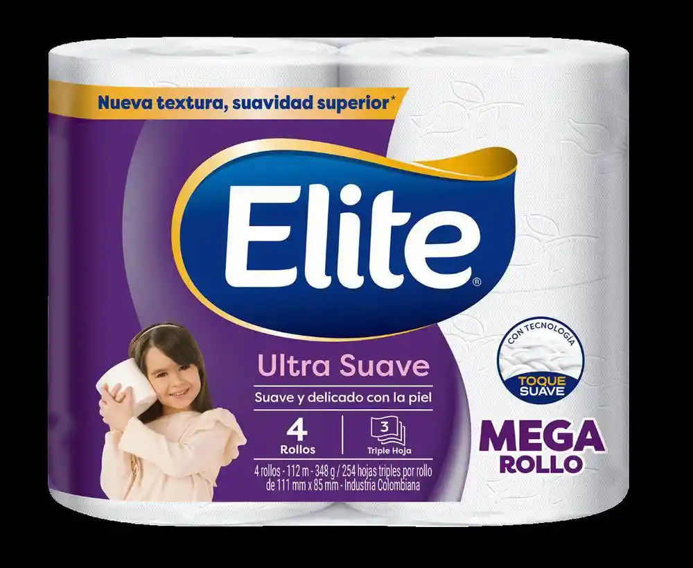Papel Elite Suave y Delicado Con La Piel (4 Unidad)