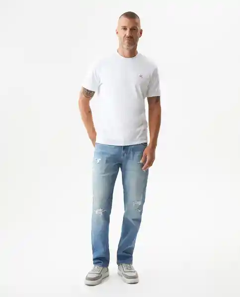 Jean Slim Fit Medio Azul Cristalino Claro 32/32 Chevignon