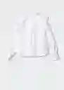 Camisa Carlota Blanco Talla 14 Niña Mango