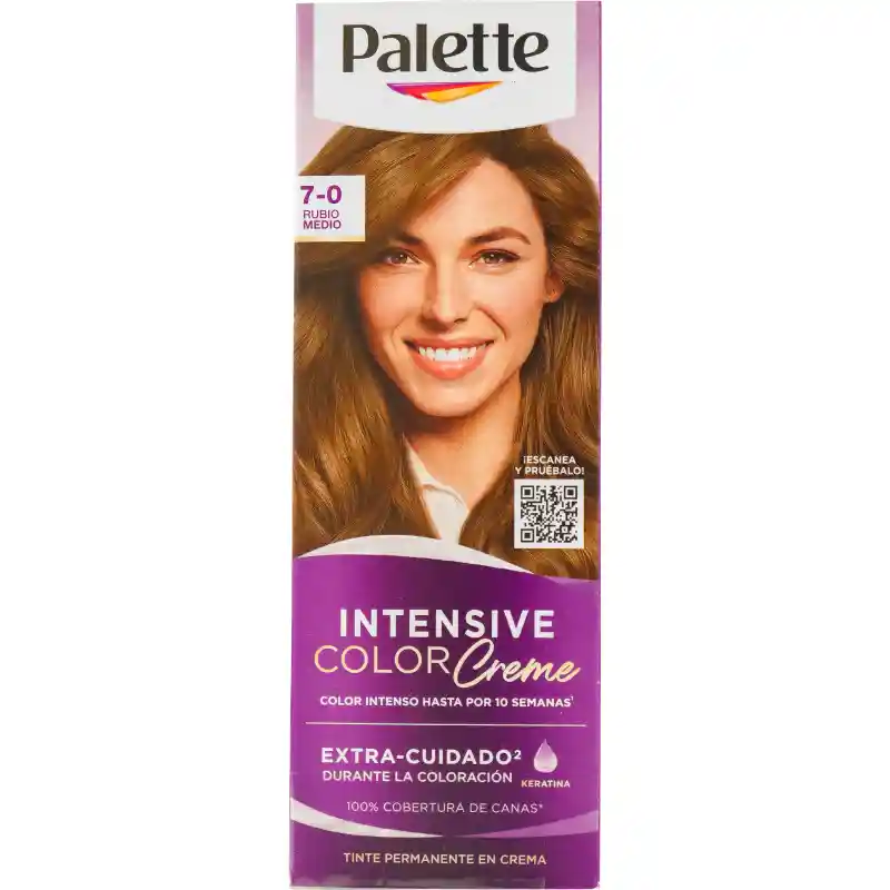 Palette Color Creme Tinte Rubio Medio 7-0