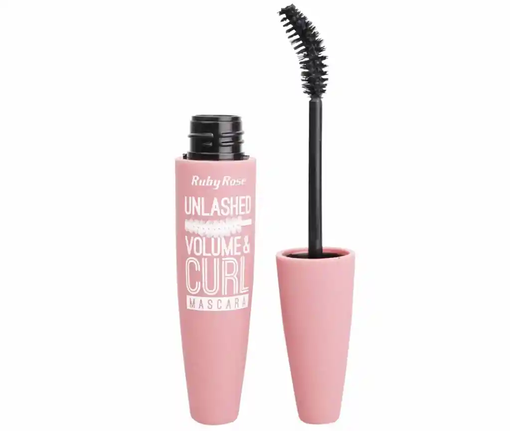RUBY ROSE Pestañina Unleashed Volumen & Curl Rosa