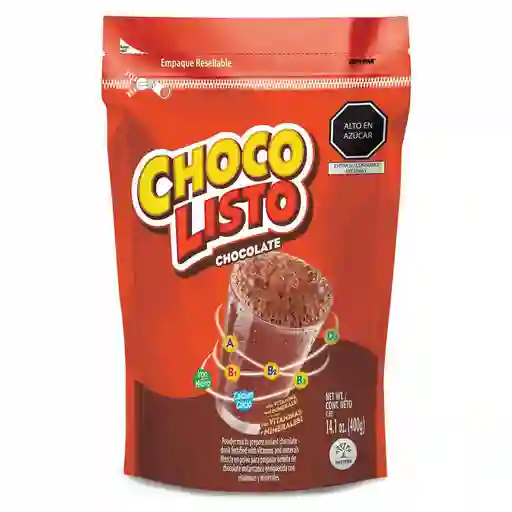 Chocolisto Chocolate en Polvo para Bebidas