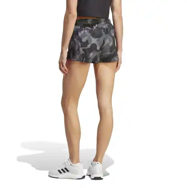 Adidas Short Pacer Tr-Es Aop Para Mujer Negro Talla S