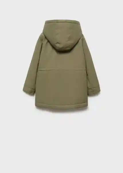 Abrigo Chaqueta Parka Laika Khaki Talla 10 Niñas Mango