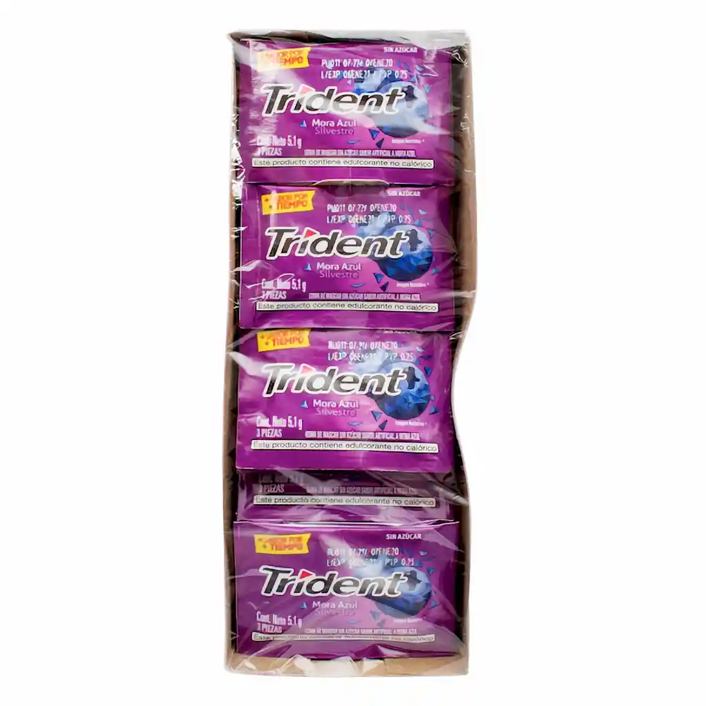 Trident Chicle Mora Display