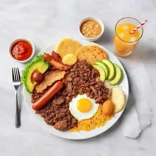 Plato Tipico: Podes Armarlo Con Lo Que Se Te Antoje