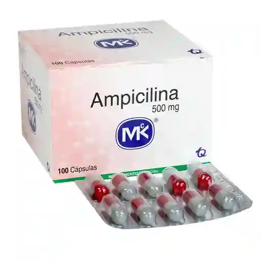Mk Ampicilina Cápsulas (500 mg)