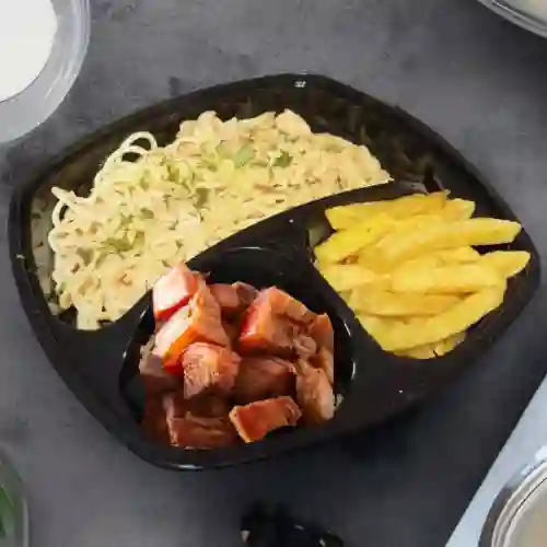 Menú Pasta Pollo - Chicharrón