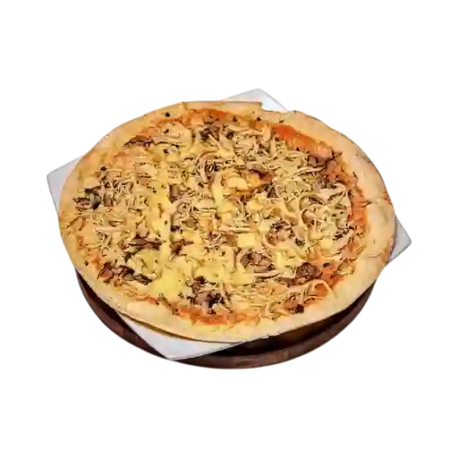Pizza Pollo y Champiñones