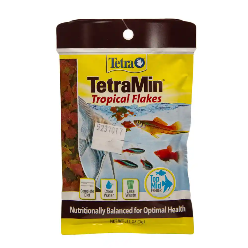 Tetra Alimento Para Peces Min Tropical Flakes 3 g