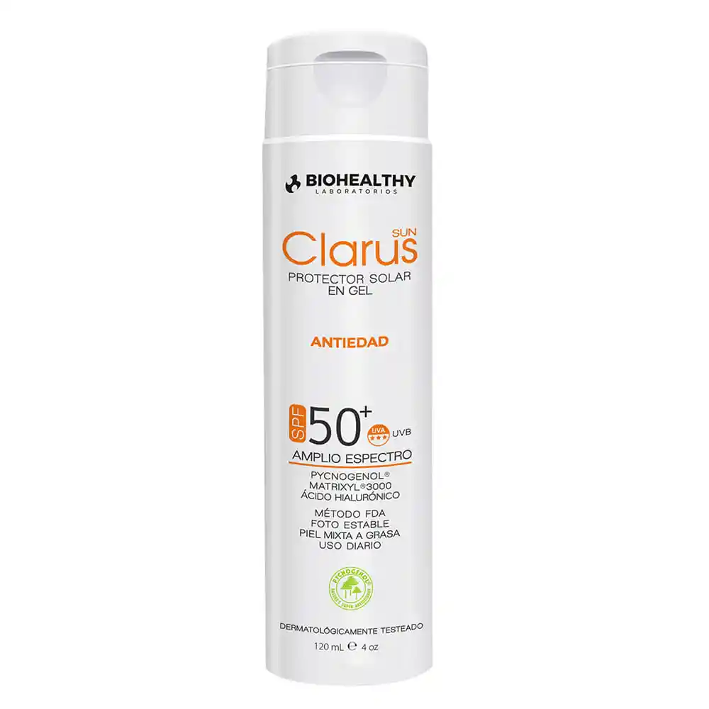 Clarus Protector Solar Gel Fps 50 +