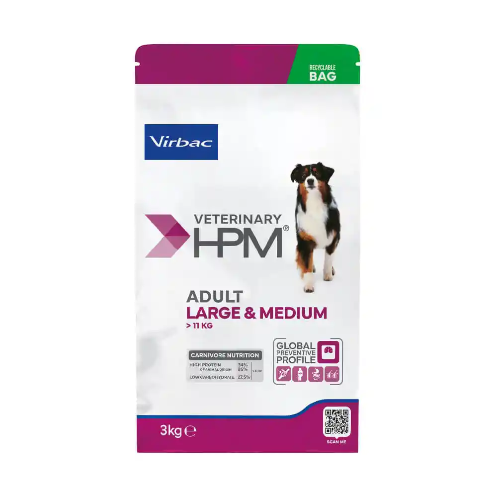 Hpm Veterinary Alimento Para Perros Adultos Large y Medium