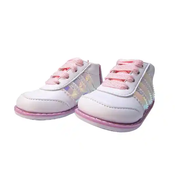 Kaizer Kids Z Tenis Blanco y Espejo Lila Talla: 17