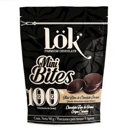 Mini Bites Chocol Oscuro 100% Lok Premium Products