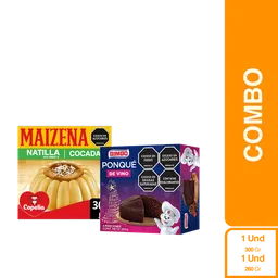 Combo Natilla Cocada Maizena + Ponque de Vino Bimbo