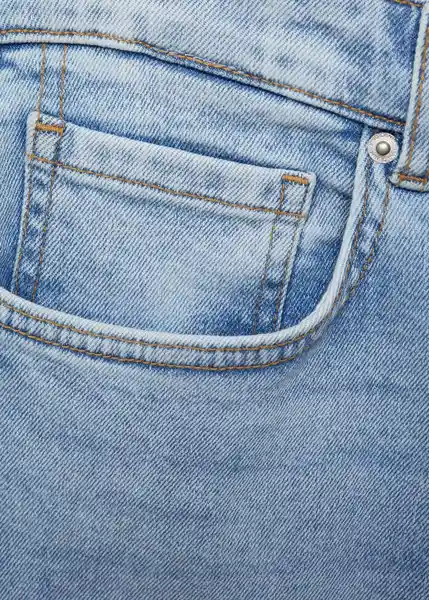 Bermuda Rock Tejano Medio Talla 42 Hombre Mango