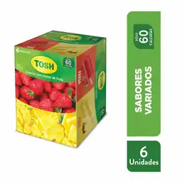 Tosh Paleta Helada Con Trozo De Fresa Y Piña