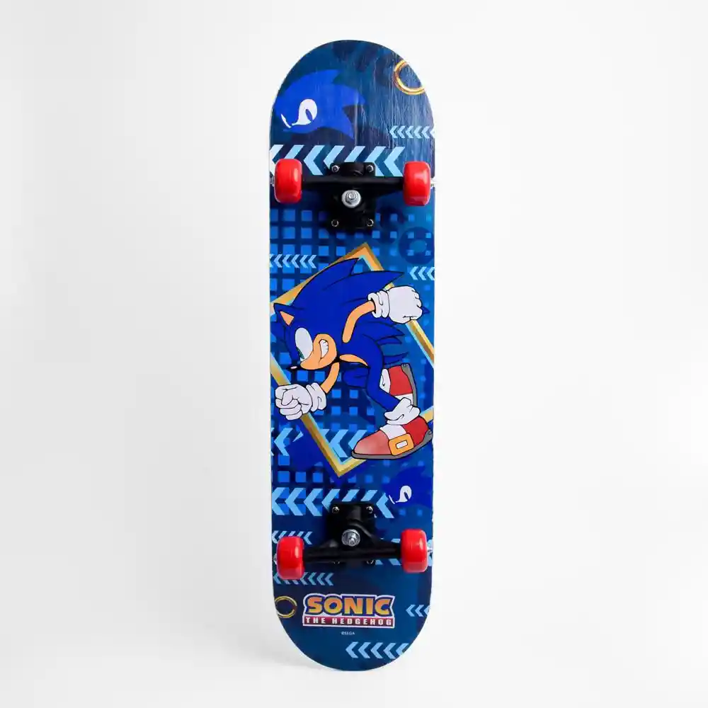 Patineta Skate Entretenimiento Sonic Azul Licencias Zs15597