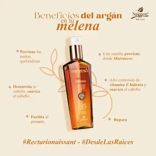 Nanatsu Aceite de Argán Revive Intense Elixir Oro Líquido