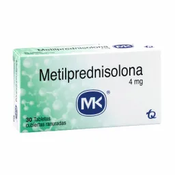 Metilprednisolona Mk Tableta Cubierta Ranurada (4 mg) 