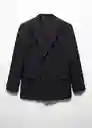 Blazer Americana Vigil Negro Talla 56 Hombre Mango