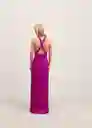 Vestido Sidney Violeta Talla S Mujer Mango